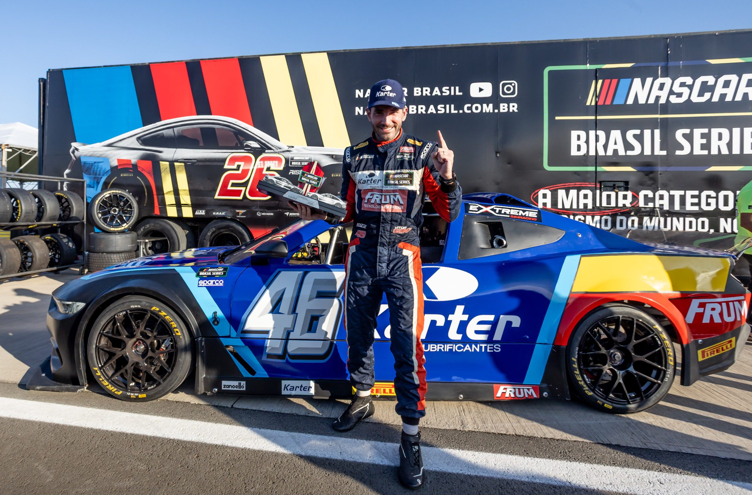 2026SS GTH レースカットワーク ショートjaket 02.160 Vitor Genz vence O Duelo e garante dobradinha da Full Time ao lado