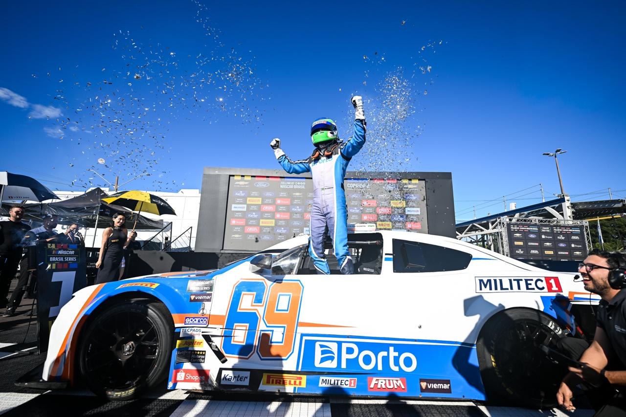 NASCAR Brasil: Nicolas Costa vence a corrida deste domingo em