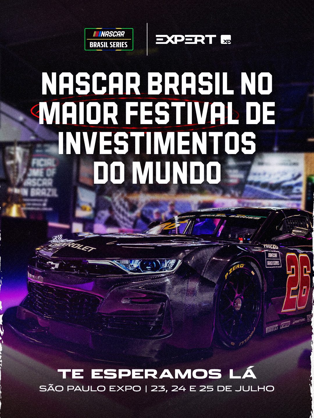 NASCAR Brasil acelera no mercado financeiro com participação inédita na Expert XP